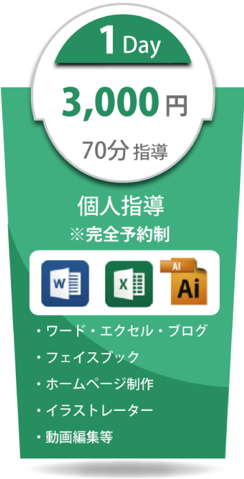 カフェ パソコン教室 喫茶AUDIO 喫茶オーディオ ホームページ作成 小山市 間々田 パソコンスクール Cafe AUDIO イラストレーター